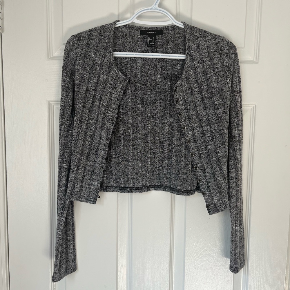 Forever 21 Gray Knit Sweater